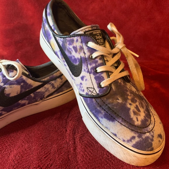 Nike SB Zoom Stefan Janoski QS Tie Dye Deep Royal Sneakers Size 7 - Picture 12 of 13